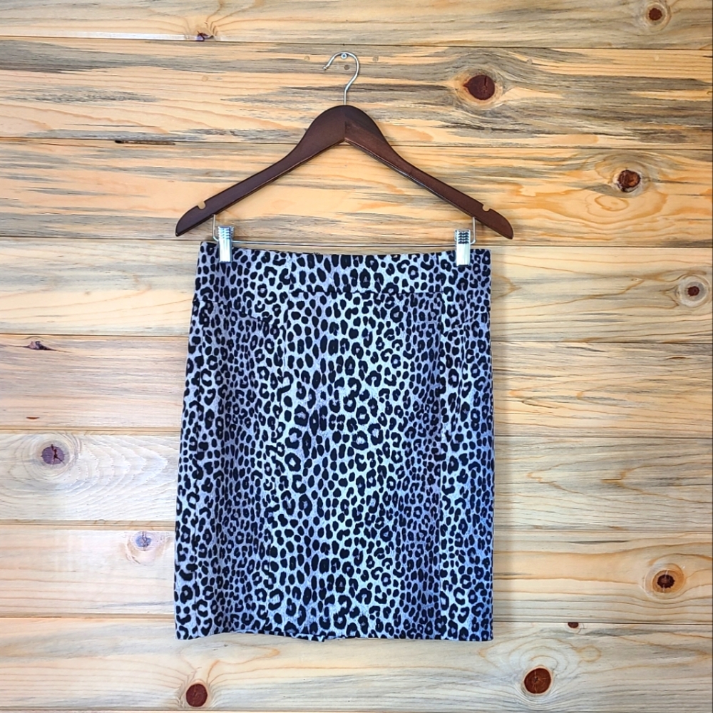 MICHAEL Michael Kors Ladies Leopard Skirt,  Small